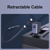 4-in-1 Retractable Fast Charging Cable – Universal All-in-One Charger for iPhone, Android & More