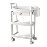 3-Tier Rolling Storage Trolley – Mobile Organizer for Home & Office