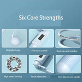 Smart Cordless Skipping Rope with Digital Counter – Tangle-Free Fitness Jump Rope for Home & Gym