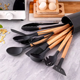 12-Piece Cooking Utensils Set – Non-Stick, Heat-Resistant & Stylish