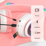 BunnyBeats™ Wireless Luminous Rabbit Ear Headphones – Cute Style, Big Sound, Total Fun!