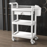 3-Tier Rolling Storage Trolley – Mobile Organizer for Home & Office