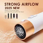 5-in-1 Hot Air Brush Styler – Hair Dryer, Straightener, Curler & Volumizer for Salon-Style Results at Home