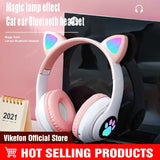 BunnyBeats™ Wireless Luminous Rabbit Ear Headphones – Cute Style, Big Sound, Total Fun!