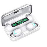 9D HiFi Stereo Wireless Blueteeth in-Ear Earphone, LED Display & Waterproof