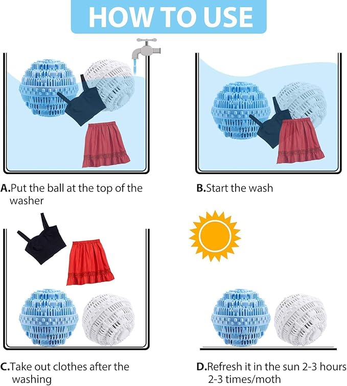 Reusable Laundry Ball – Clothes Cleaning & Anti-Tangle Solution