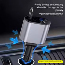 4 in 1 Retractable Charger