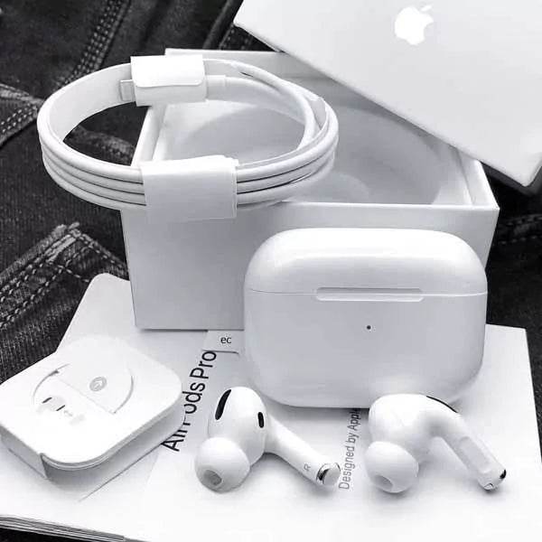 سماعات Airpods PRO (الجيل الثاني) اللاسلكية بتقنية إلغاء الضوضاء النشطة وبلوتوث 5.0 