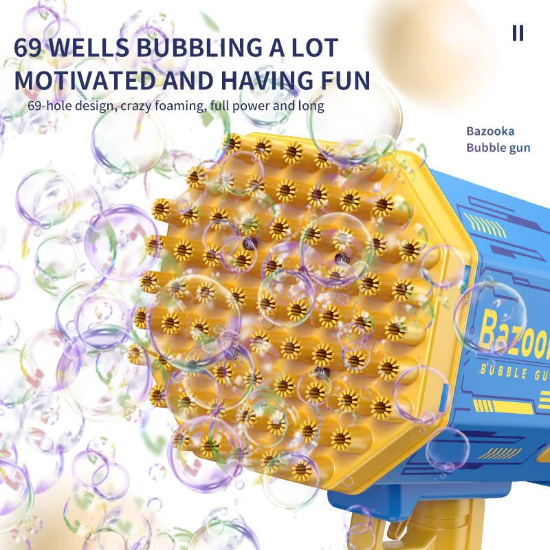 Rechargeable Automatic Bubble Gun