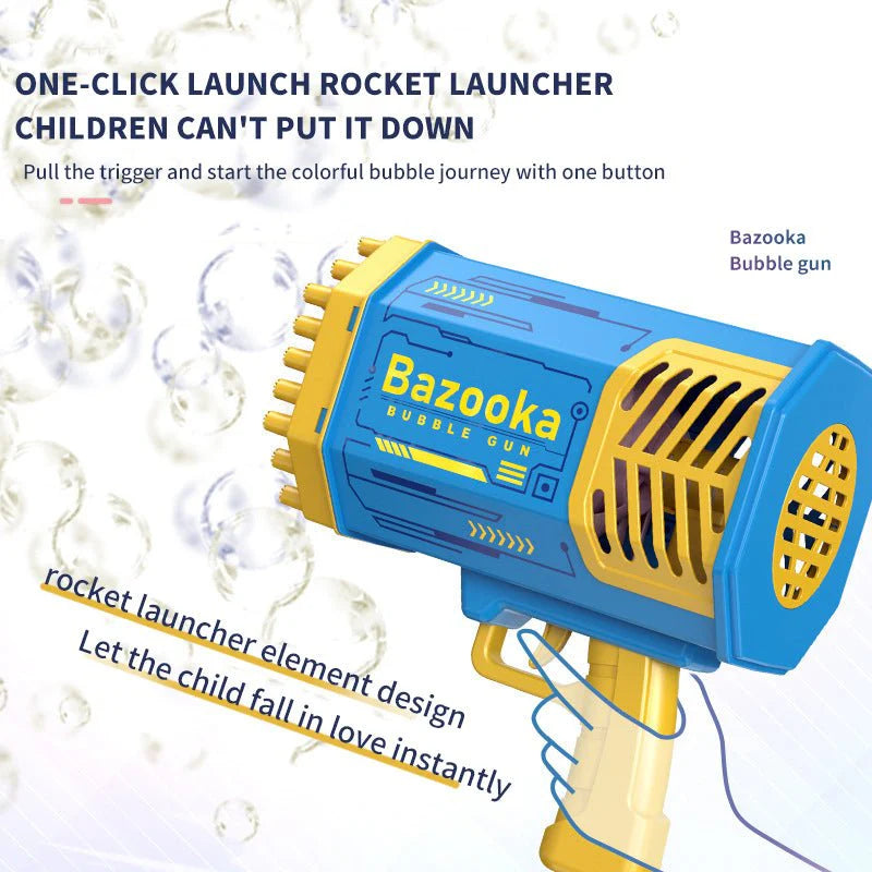 Rechargeable Automatic Bubble Gun
