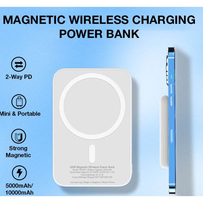 بنك الطاقة اللاسلكي المغناطيسي Magsafe يدعم iPhone و Android
