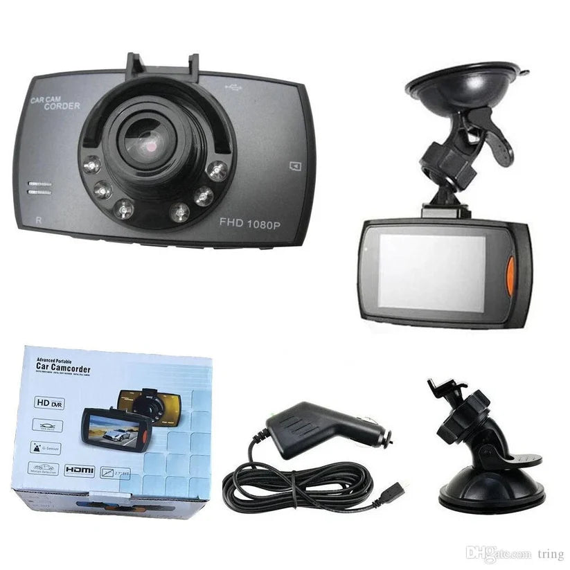 HD 1080P Car Dash Camera DVR – Full HD 5.0 MP with Loop Recording & G-Sensor