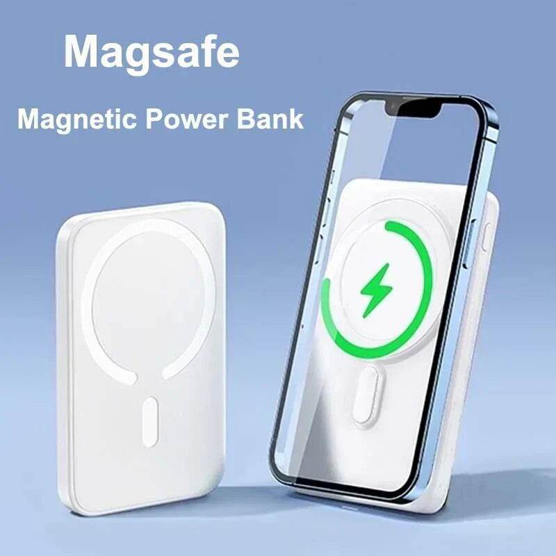 بنك الطاقة اللاسلكي المغناطيسي Magsafe يدعم iPhone و Android